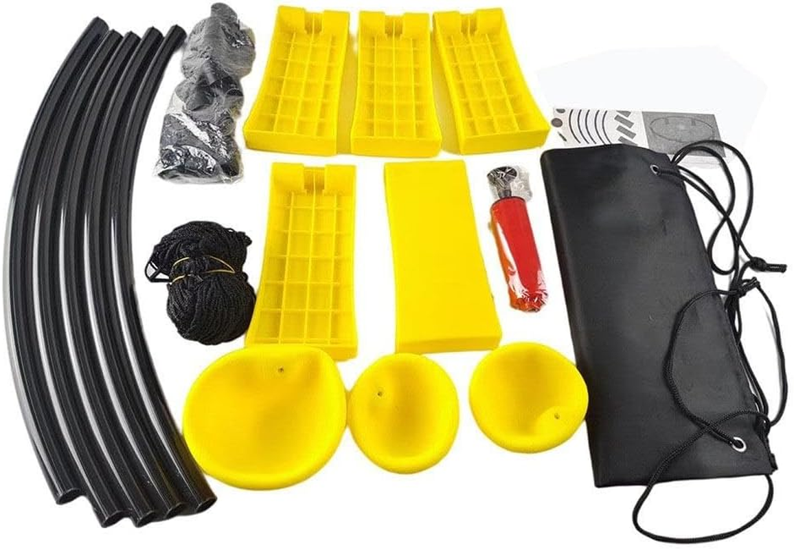 Spike Ball Game Set &ndash; 3 Balls, Adjustable Net & Carry Bag &ndash; Outdoor Beach and Backyard Game image number 1