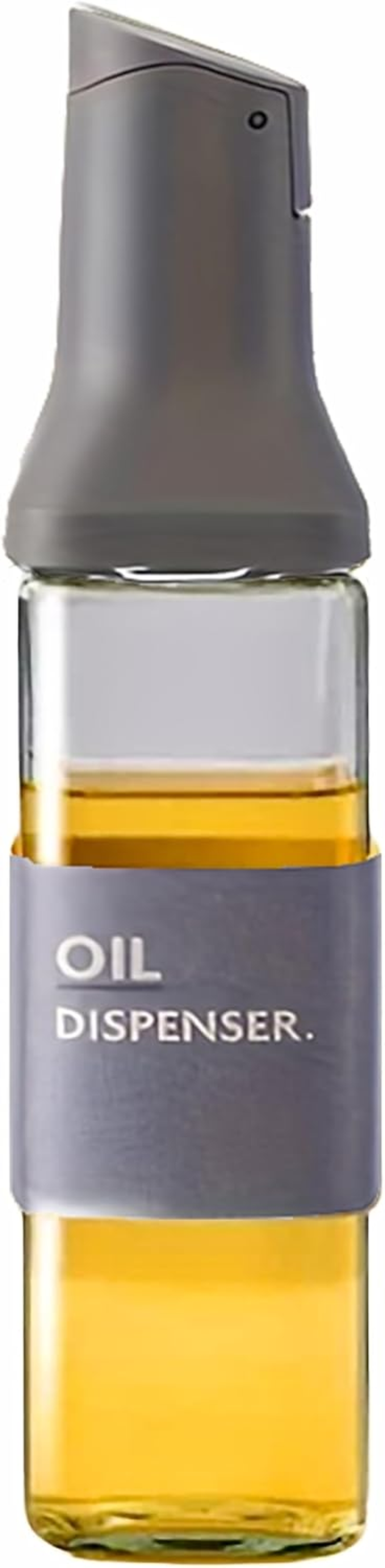 Oil Dispenser Bottle - 500Ml Auto-Flip Olive Oil Dispenser with Precision Spout for Easy Pouring, Leakproof Design for Cooking Oils, Vinegar, and Soy Sauce - Easy to Clean & Multi-Use (Yellow)