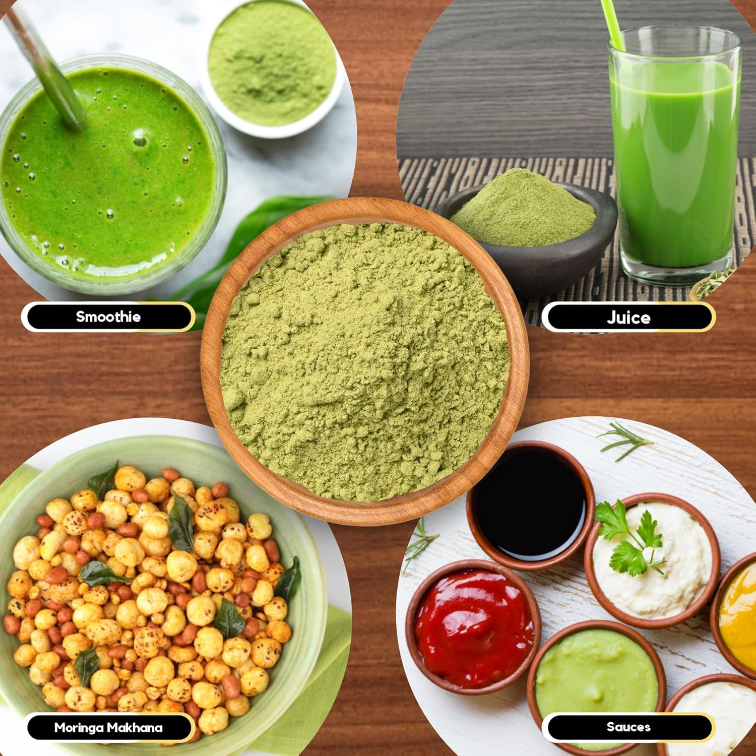 Organic Zing Moringa Leaf Powder - 454G image number 5