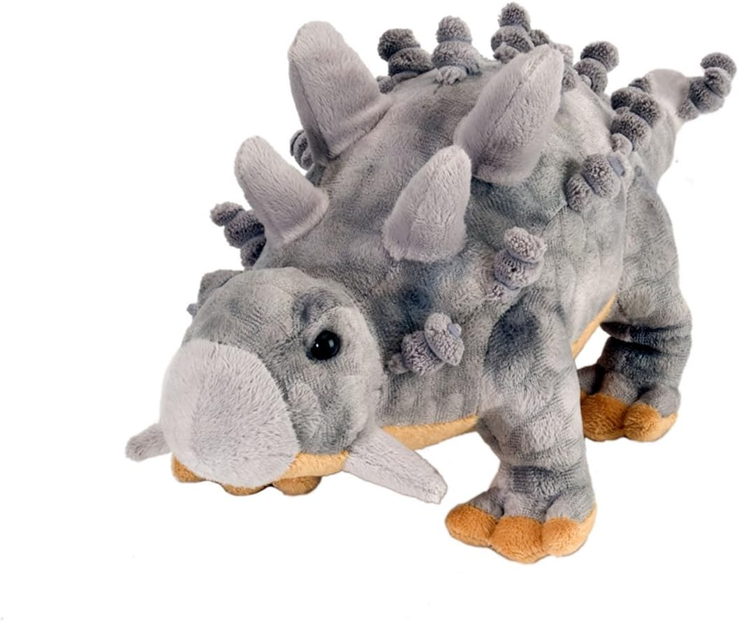 Wild Republic Ankylosaurus Plush, Dinosaur Stuffed Animal, Plush Toy, Gifts for Kids, Dinosauria 10 Inches