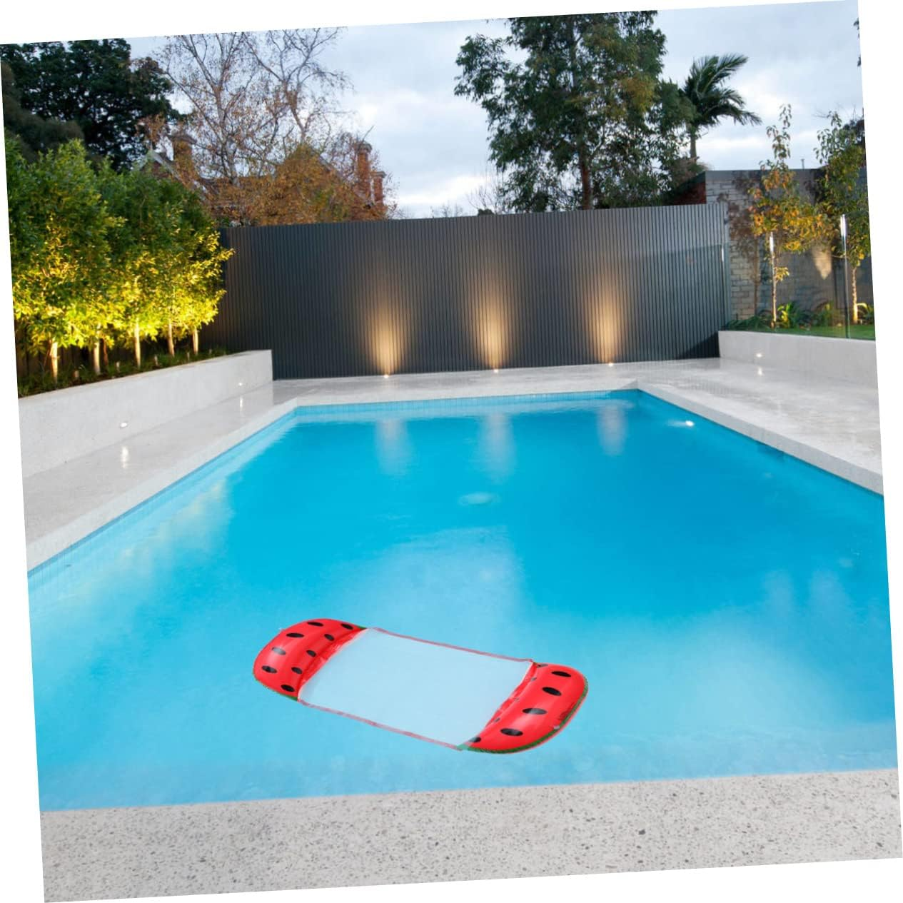 1Pc Swimming Floating Bed Swimming Pools for Adults Floating Mat Pool Float Hammock Recliner Chair for Adults Floaties Pool Rafts Summer Pool Chaise Longue Inflatable image number 3