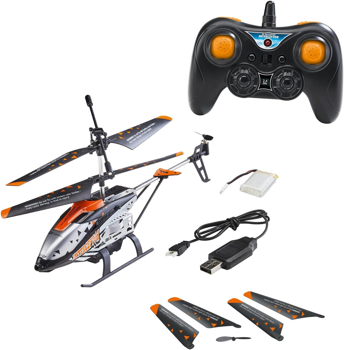 Revell Interceptor 23817 Remote Control Model Helicopter, Multicolor image number 6