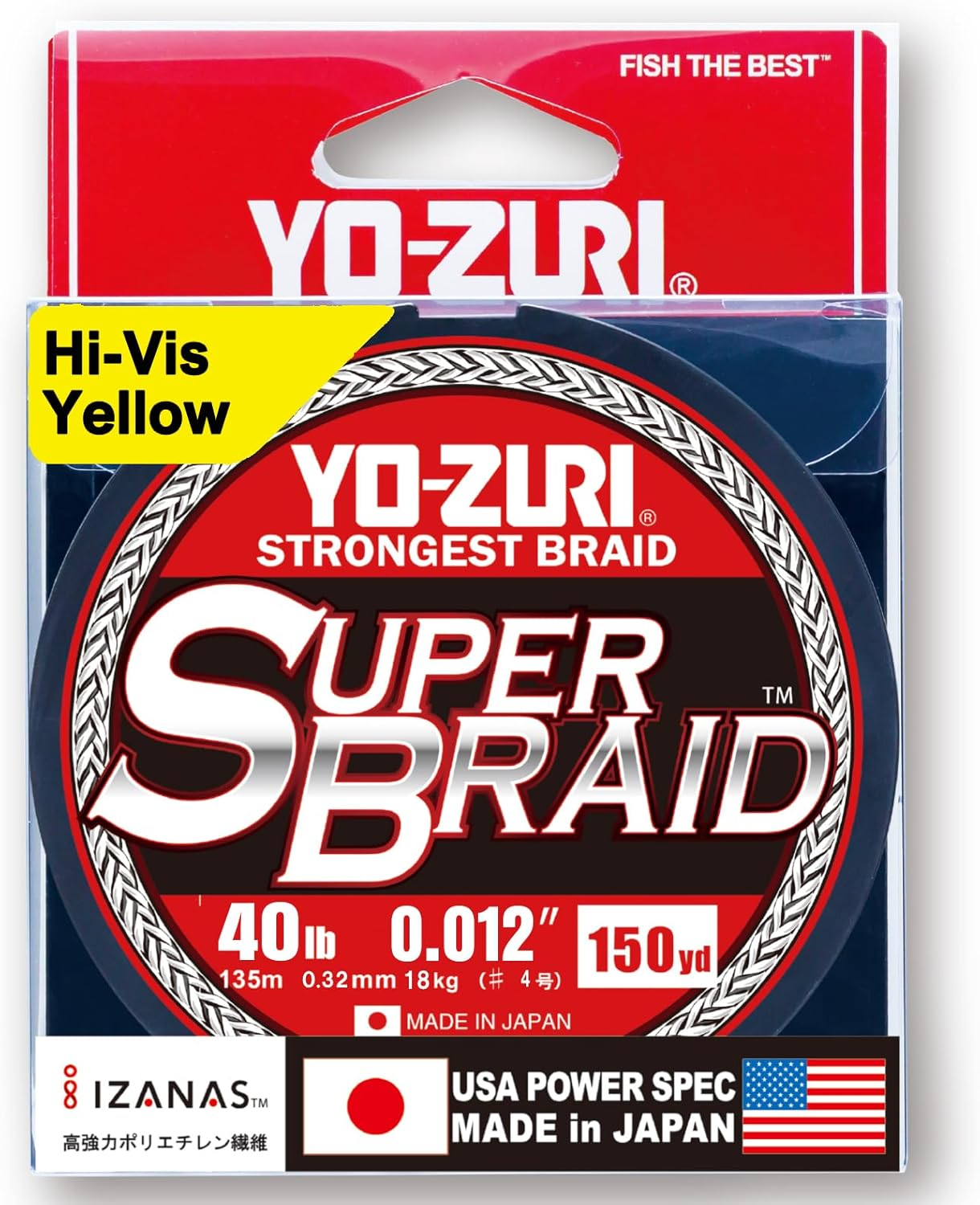 Yo-Zuri YZ SB 40LB YL 150YD Yz Sb 40Lb Yl 150Yd image number 2
