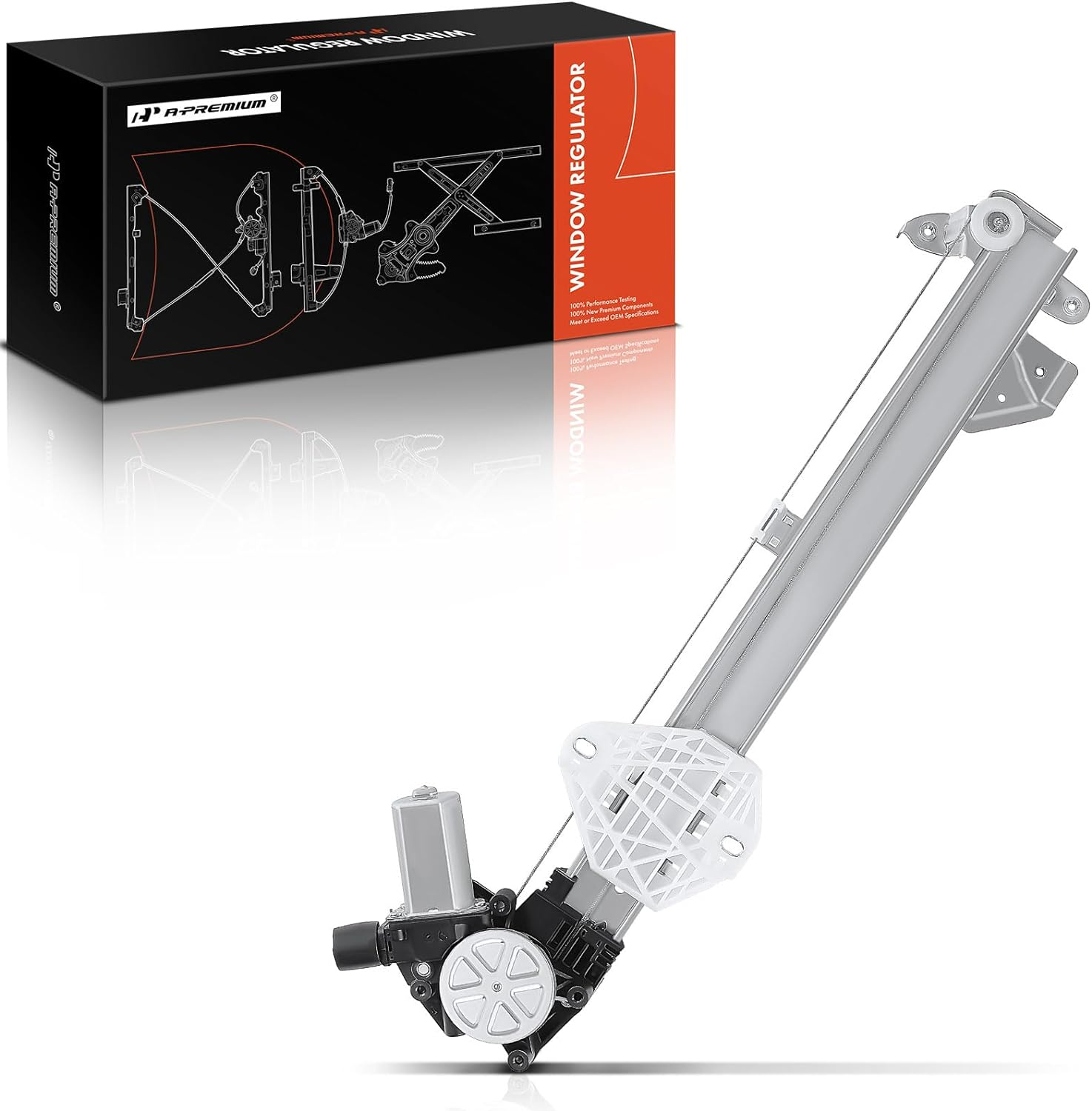 A-Premium Window Regulator with Motor Replacement for Honda Accord 2008-2012 Front Left