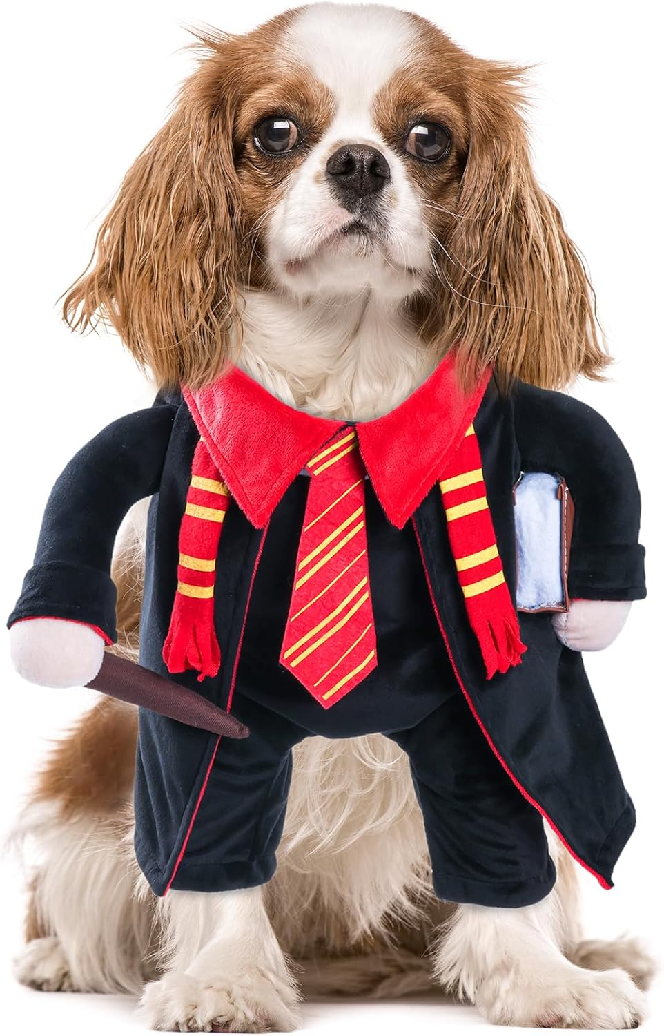 NACOCO Dog Halloween Wizard Costume - Funny Pet Halloween Clothes Cute Dog Cosplay Outfit for Small Medium Dogs (XS)