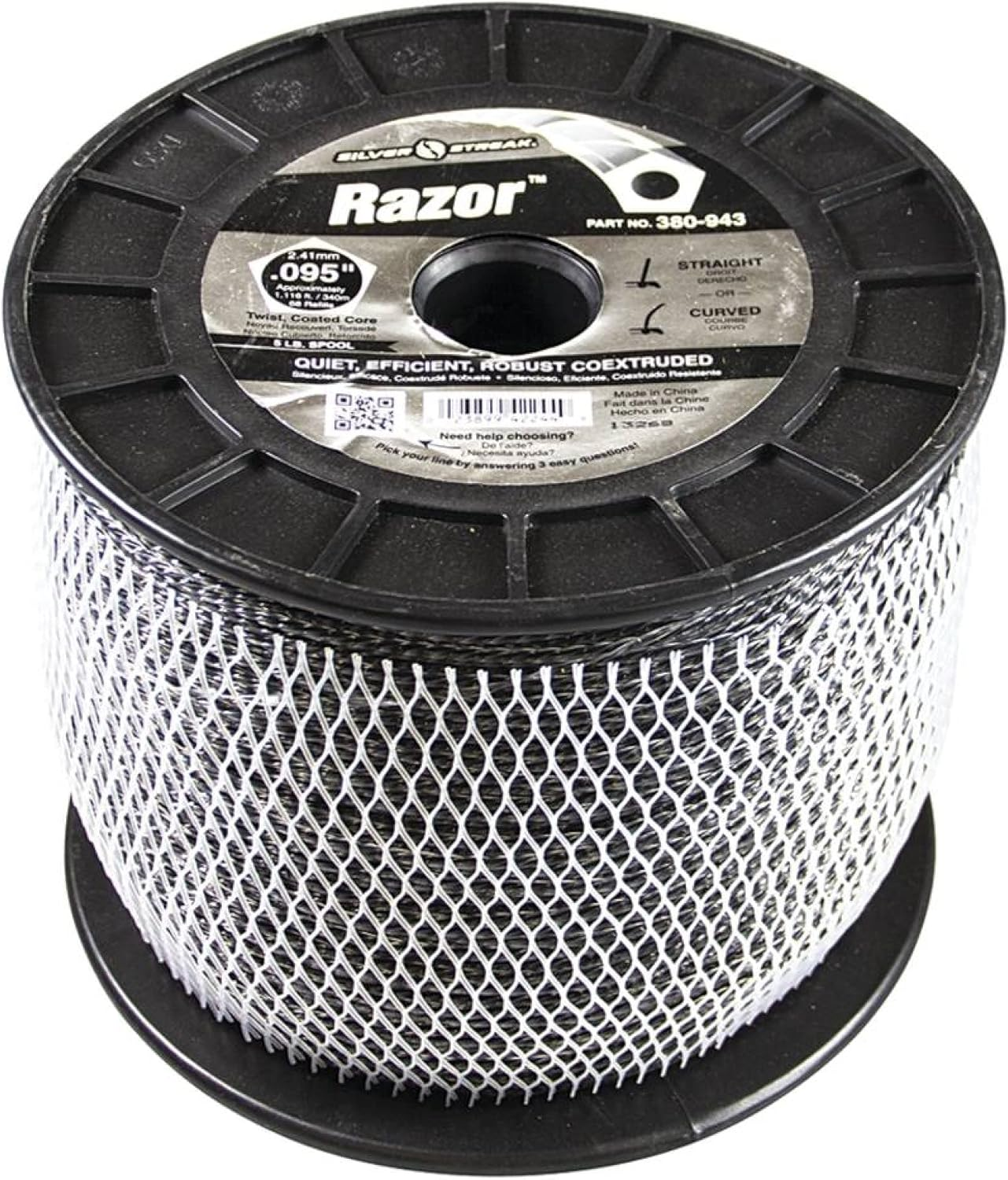 Stens New Razor Trimmer Line 380-943 .095 5 Lb. Spool image number 1