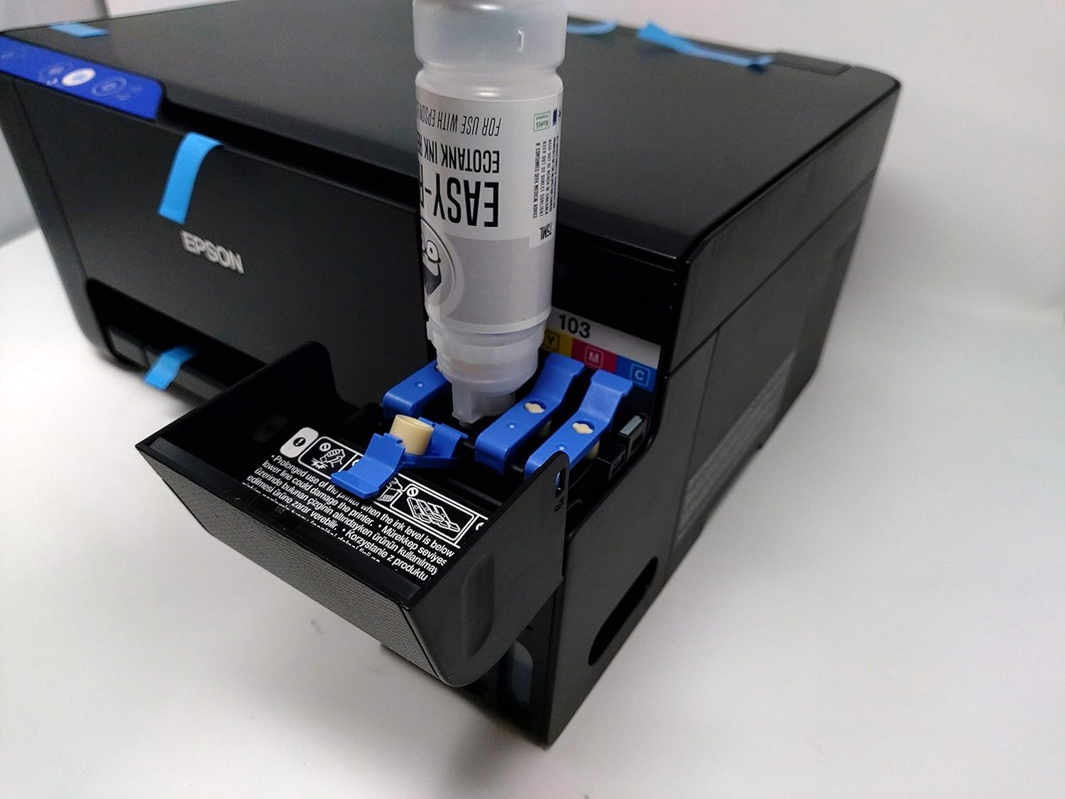 Ink Tec Sublinova Smart DTI Dye Sublimation Inks (Easy Refill Set (C,M,Y,K), 100Ml) image number 1