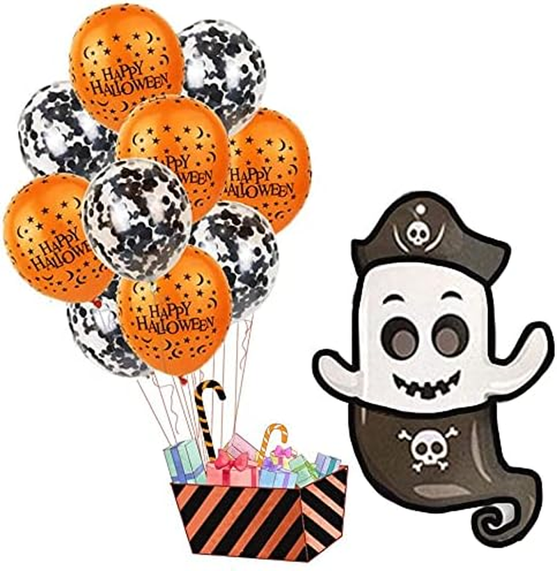 Halloween Party Decorations Balloon Set, Alphabet Banner Ghost Tree Giant Balloon Card Set, Inflatables Indoor Outdoor Decorations Toys Gifts, Party Supplies image number 5