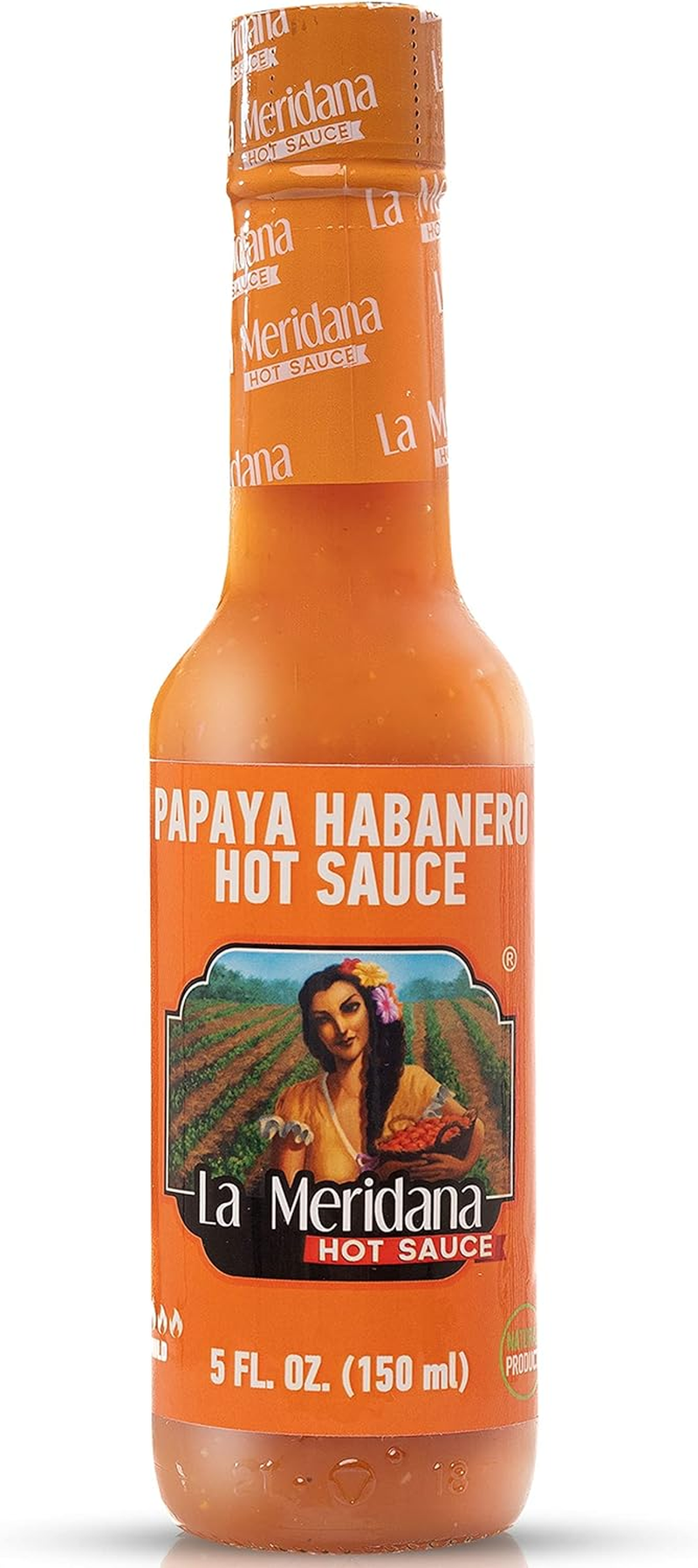 La Meridana Papaya Habanero Hot Sauce 150 Ml image number 4