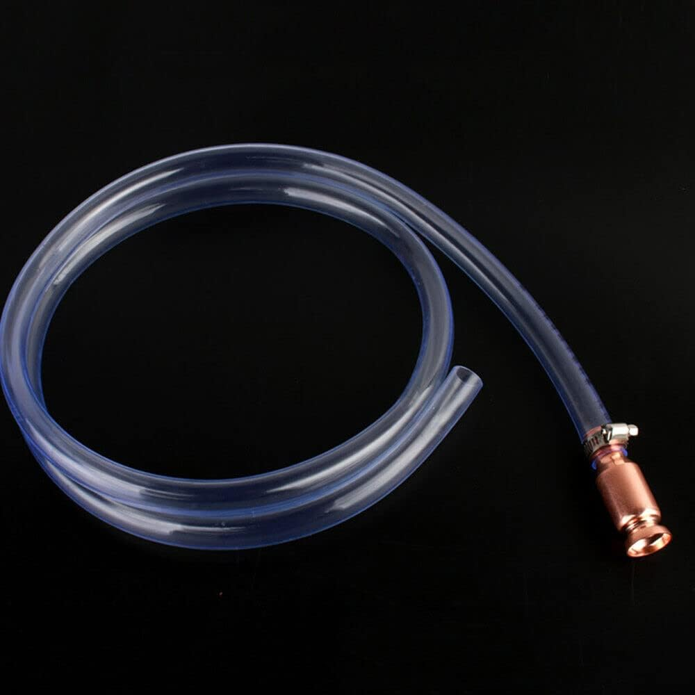2X 2M SELF Priming Copper Siphon Syphon JIGGLER Hose for Fuel Oil Water image number 1