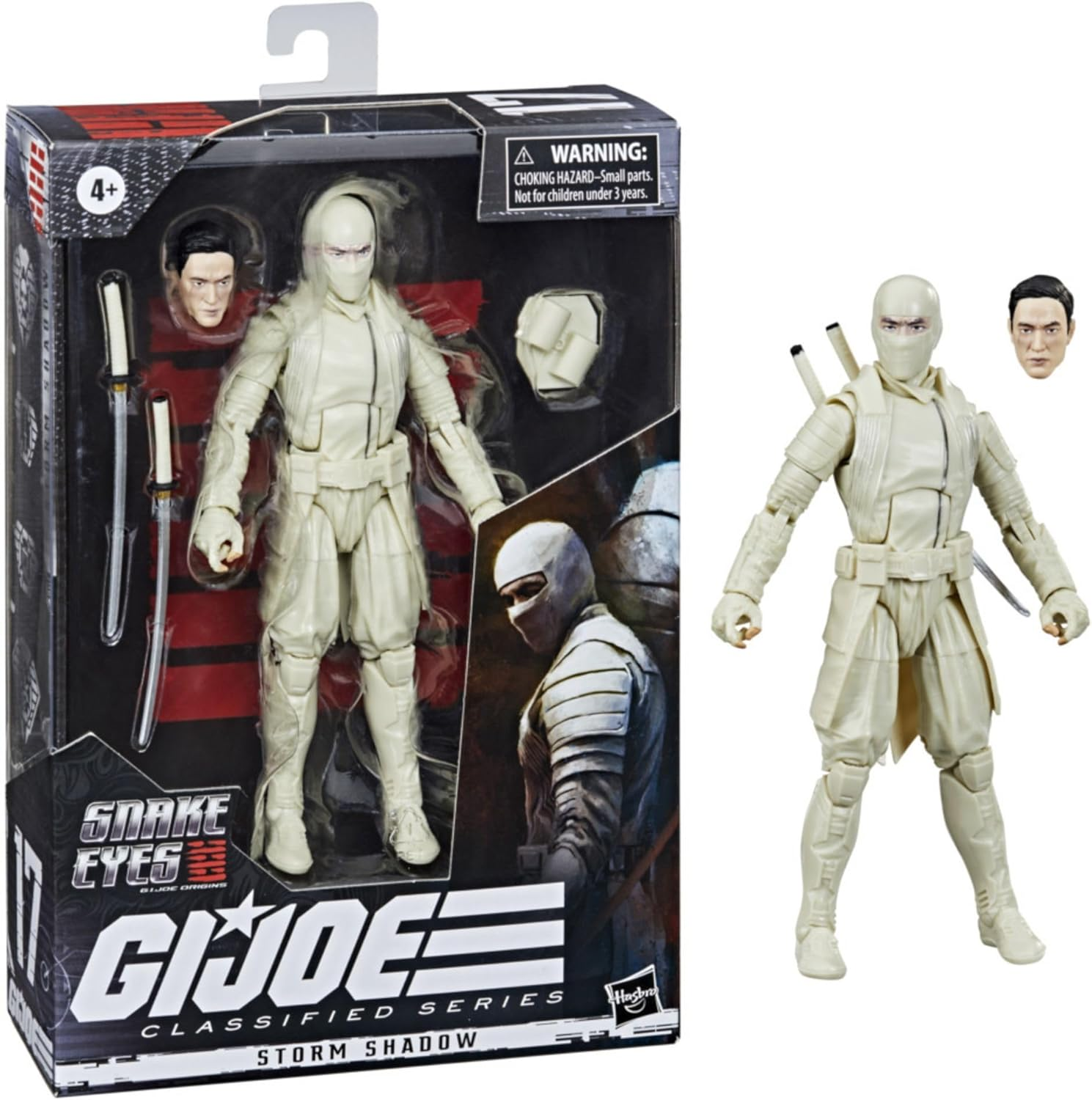 G.I. Joe - Classified Series 6 Inch Storm Shadow, Snake Eyes: G.I. Joe Origins - Premium Collectible Action Figure and Toys for Kids E8496 - Ages 4+