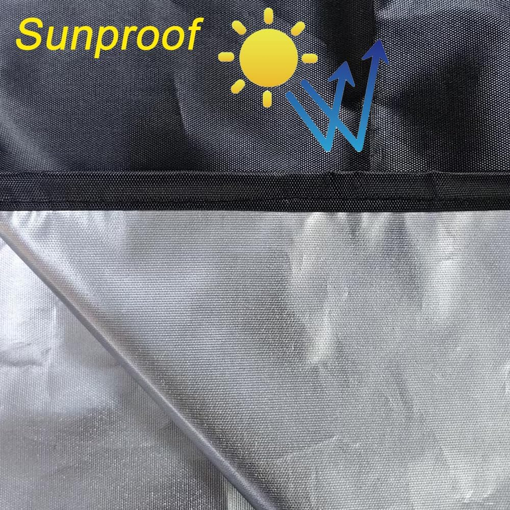 Good Night Bird Parrot Cage Cover with Windproof Waterproof Sunproof Large Parrot Birdcage Covers for Parakeets Budgies Macaw Square Cages (41X27X48In) image number 5