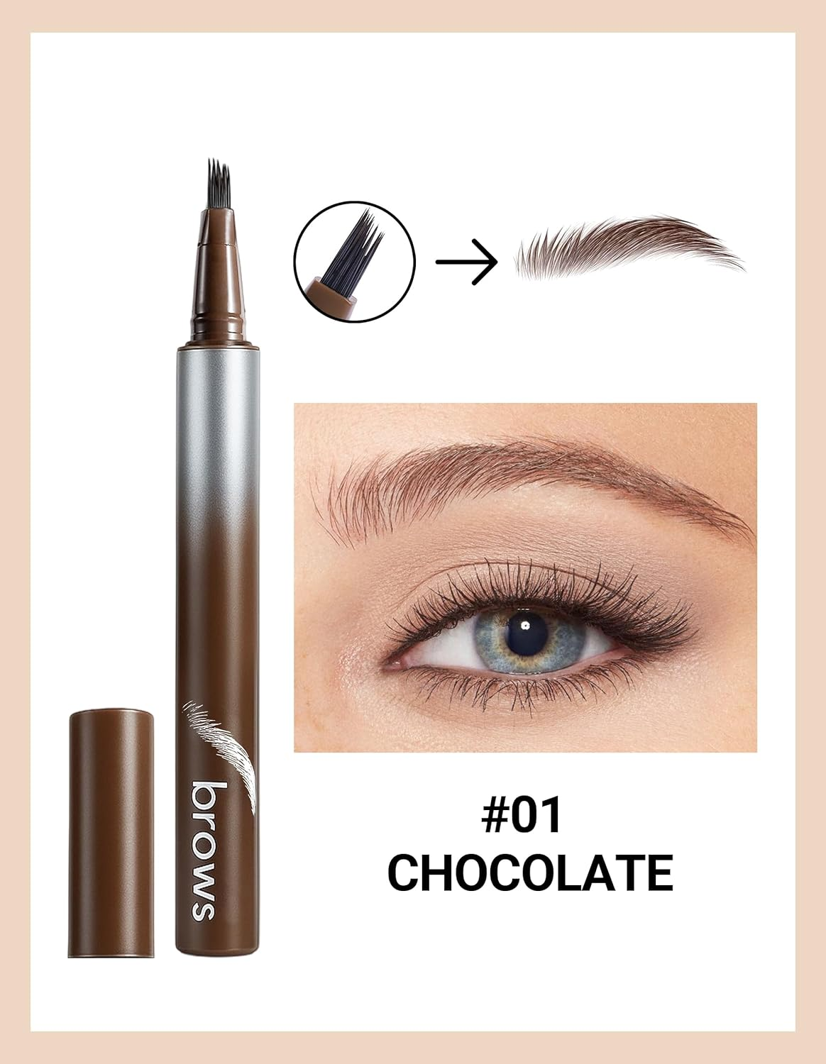 Erinde Eyebrow Pencil #01