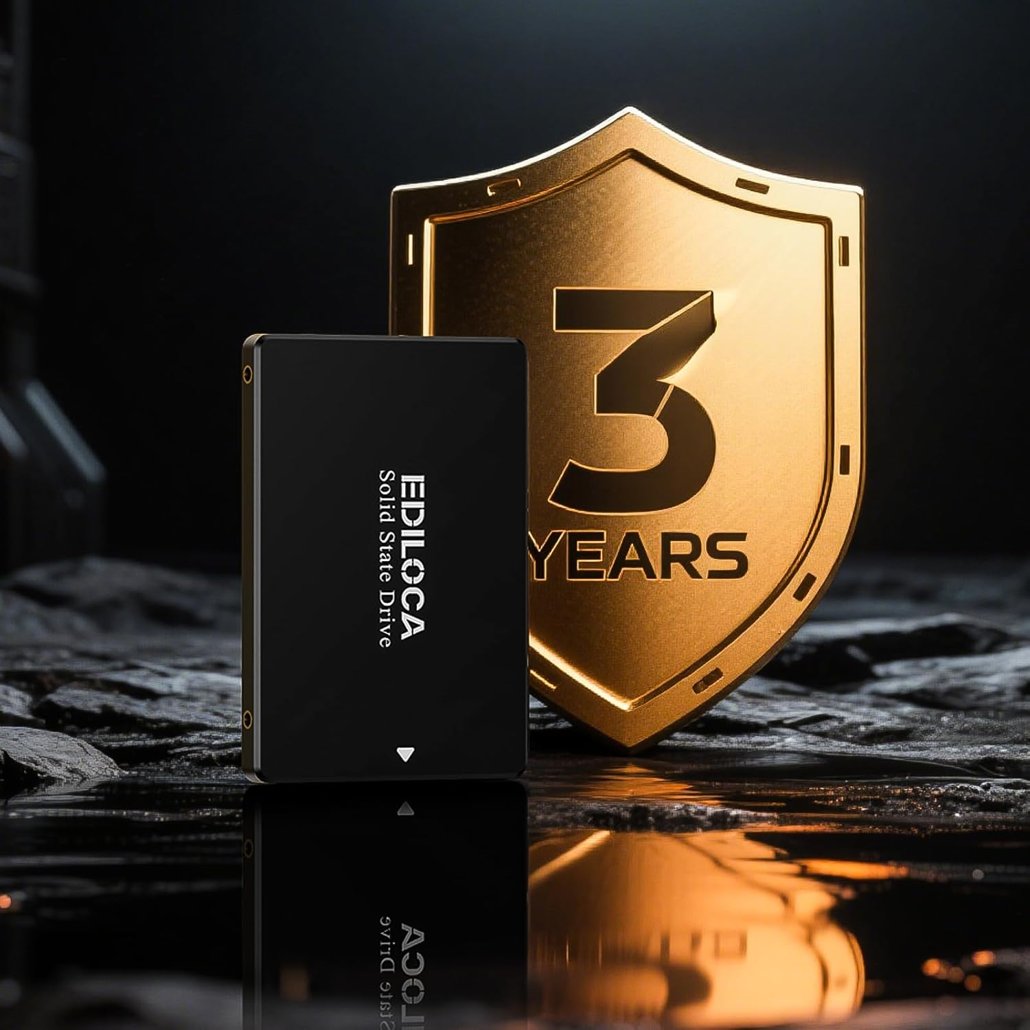 256GB SSD Internal Solid State Drive 2.5" SATA III 6Gb/S, 520Mb/S Read Speed 3D TLC NAND, 256GB SATA SSD Pc/Laptop Upgrade, Shock-Resistant & Drop-Proof(Es106)