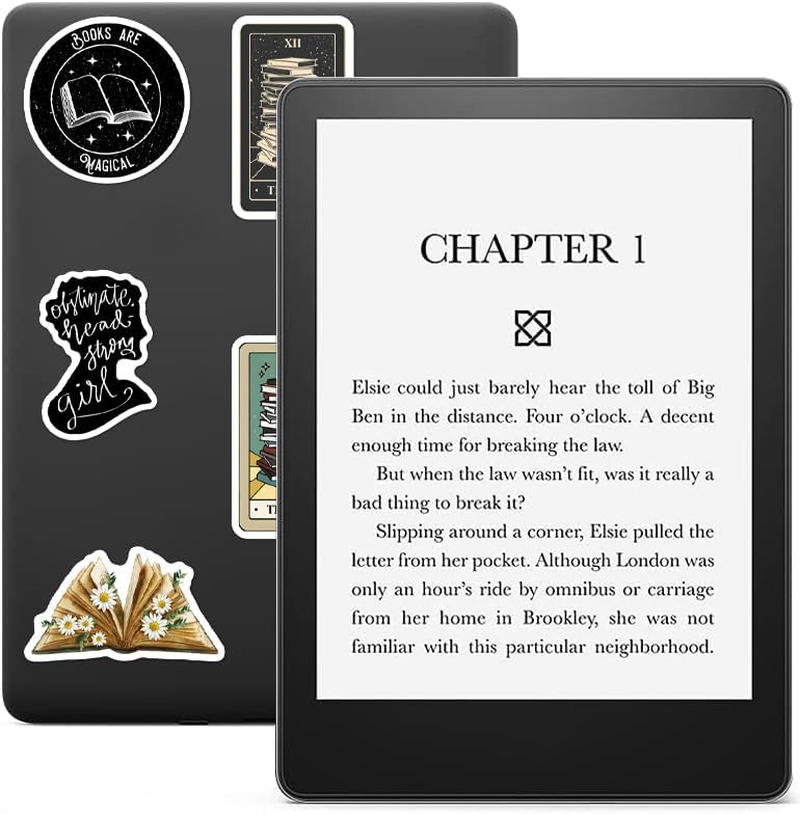 Partygarden 100 Pieces Book Stickers - Bulk Vinyl Waterproof Kindle for Adults Teens Kids Bookish Reading Lovers Gift Laptop Books Library Water Bottle Stationery Teaching Rewards image number 5