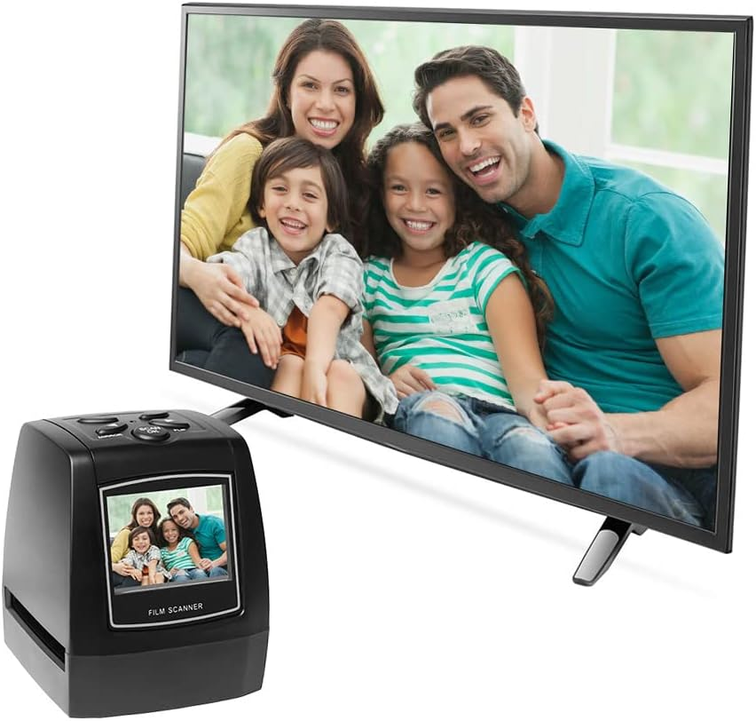 Portable Negative Film Scanner 35Mm 135Mm Slide Film Converter Photo Digital Image Viewer with 2.4 image number 1