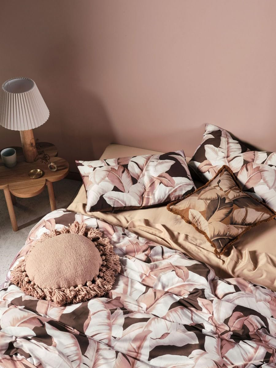 Linen House Kalena Quilt Cover Set, Cinnamon, King Bed image number 2