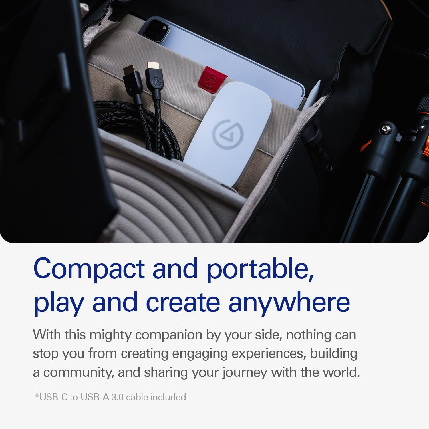 Elgato Game Capture Neo &ndash; USB Portable Capture Card 4K60 HDR Passthrough, 1080P60 Video Recording &ndash; for Ps5/Xbox/Switch/Iphone &ndash; in OBS, Quicktime and More - Plug & Play/Works on Laptop, PC, Mac, Ipad image number 6