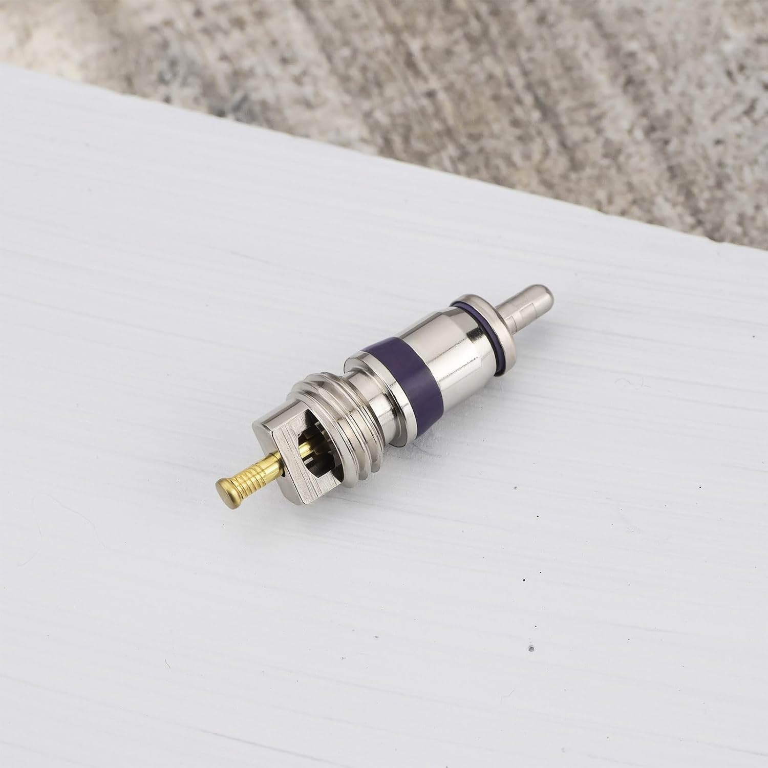 Emsea 4Pcs Car Air Conditioning Valve Core Refrigerant Refill Valve Core Insert 3C0 820 795 8E0 820 855 KTT500012 Compatible with BMW