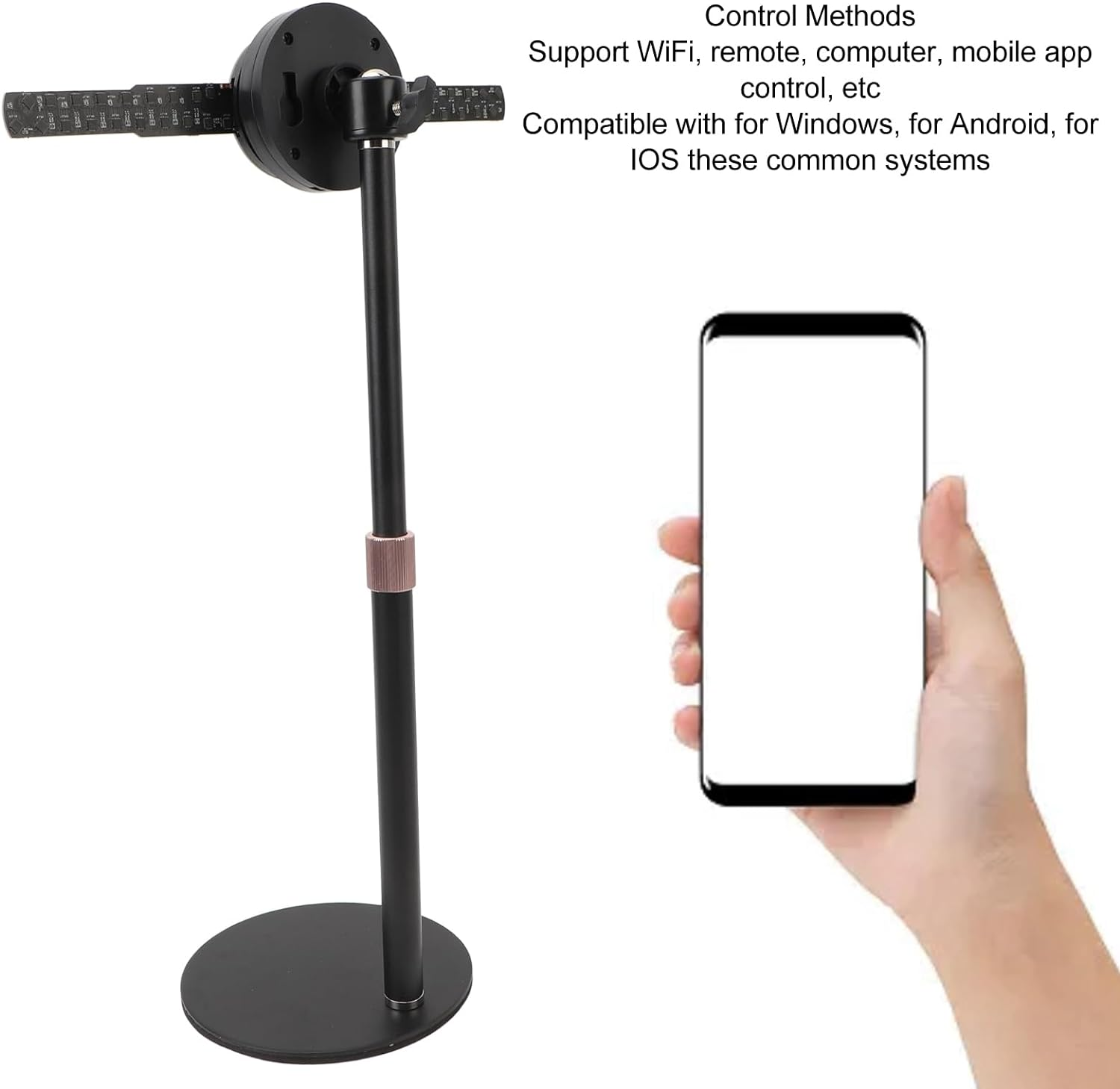 3D Hologram Fan, 1024 X 1024P 3D Hologram Advertising Display Fan 11 Inch with 256 LED Beads, for Business Store Signs, Bar, Casino, Party, Halloween Missyou (AU Plug)