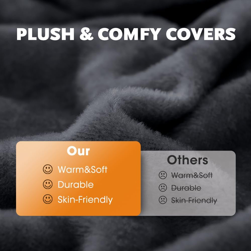 Cat Tower, 125Cm Cat Tree for Indoor Large Cats, Multi-Level Condo with Ladder, Hideaways, Pompoms and Toy, Dark Grey image number 1