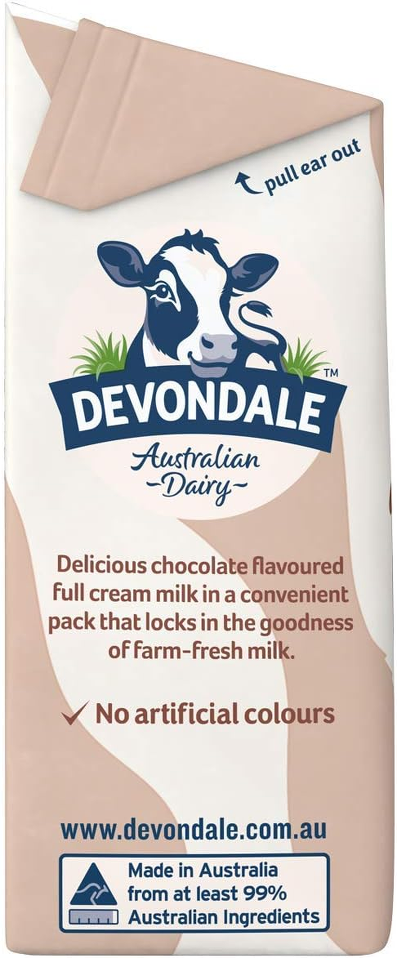 Devondale Moo Chocolate UHT Milk, 6X200Ml image number 3