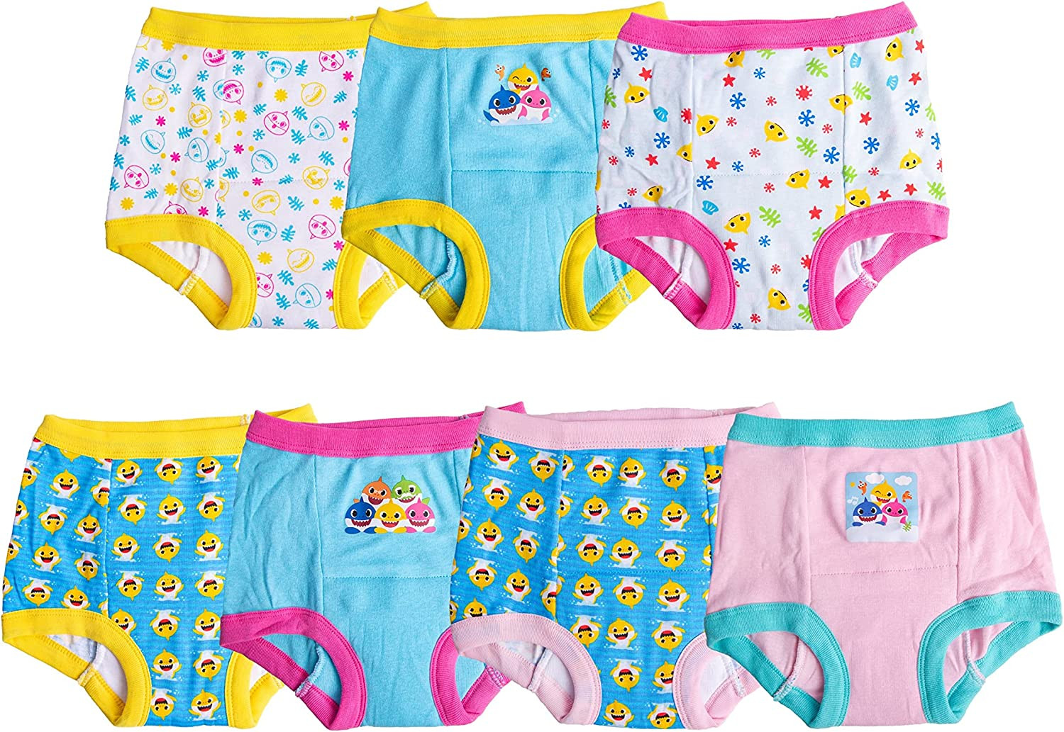 Baby Shark Training Pant Multipacks with Success Tracking Chart & Stickers, Sizes 18M, 2T, 3T, 4T