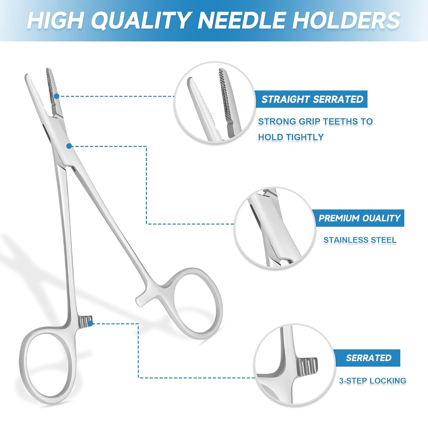 Suture Practice Kit for Medical Students, Silicone Pad Surgery Wounds Closure Suturing, Supplies for Vet Nursing Students Surgical Stitches Kits De Suturas Med School Essentials. image number 3