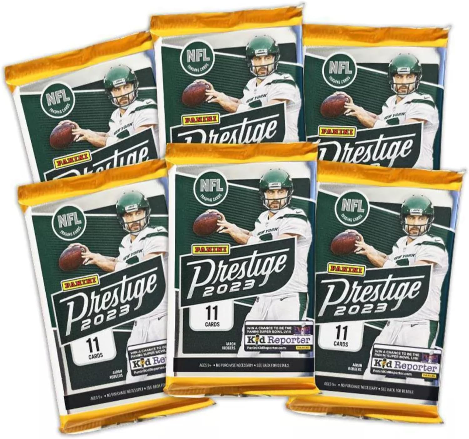 2023 Panini Prestige Football Trading Card Blaster - 66 Football Cards - Look for Rookies of CJ Stroud, Anthony Richardson, Will Levis, Bryce Young, and More! image number 1