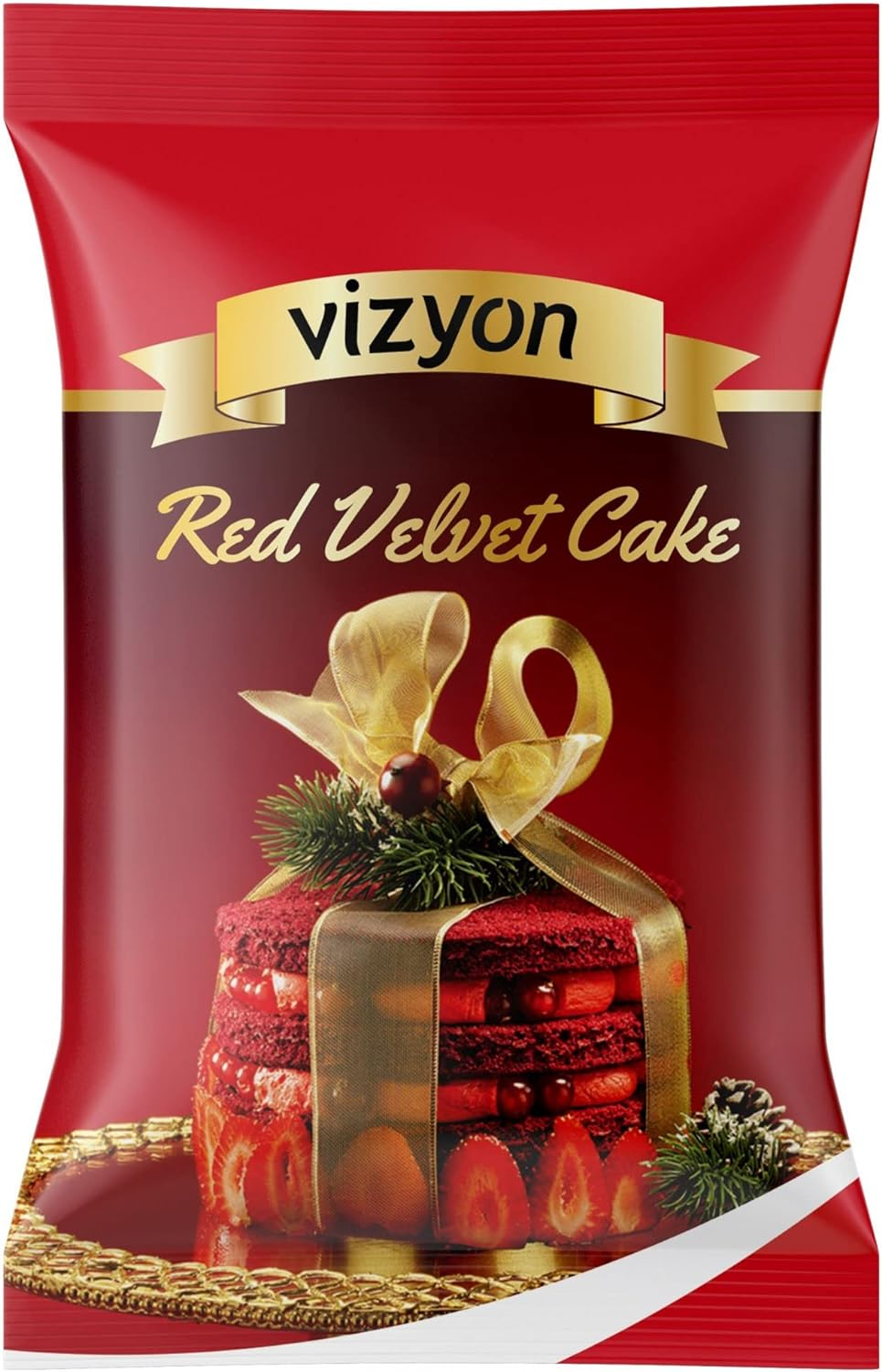 Vizyon Velvet Cake Mix 1 Kg, Orange - Green image number 6