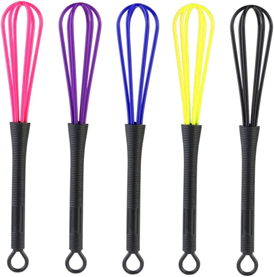 10 Pcs Ballon Stirrer Electric Kit Hair Dye Whisk Mini Whisks for Hair Dye Color Mixing Cream Mixing Whisk Cordless Hand Mixer Coffee Whisk Mini Hand Whisk Balloon Whisk Mixer