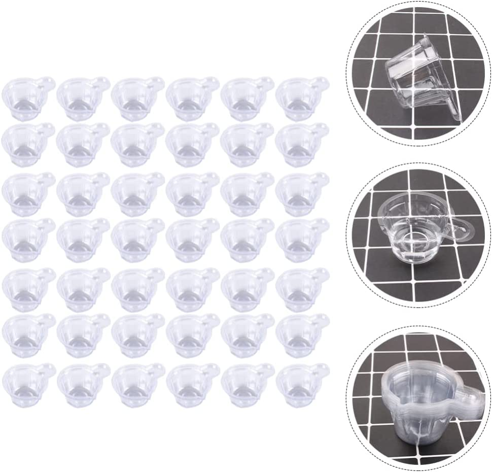EXCEART 300Pcs 40Ml Disposable Plastic Resin Mixing Cups Multipurpose Dispensing Cup for Mixing Paint, Epoxy, Jewelry Making, Resin Crafts DIY image number 6