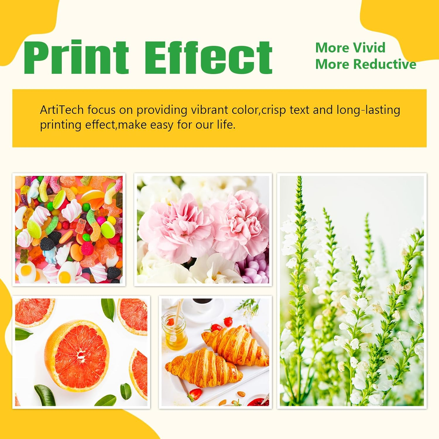 681XXL Ink Cartridges for Canon 681 Compatible with Canon TS706 TR7560 TR8560 TS6160 TS6260 TS8160 TS8260 TS9160 TS9560 Printer Ink Set (Pack of 2) (Yellow) image number 2