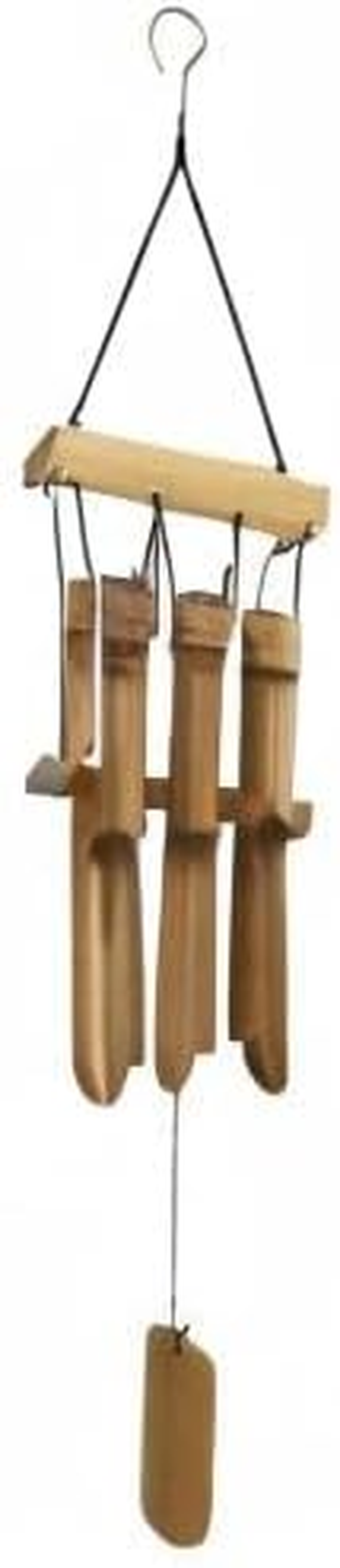 Bamboo Wind Chime Outdoor, 6 Small Bamboo Bell Tubes for Outdoor or Indoor Home D&eacute;cor, Handmade Natural Soothing Sound 23 Inches image number 2