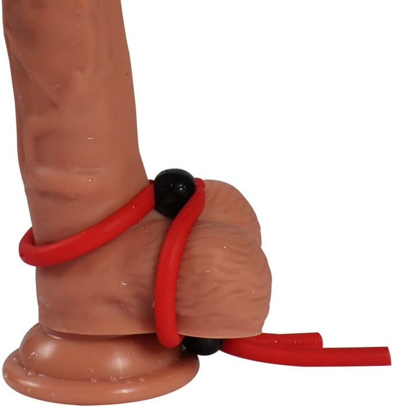 Adjustable Silicone Men'S Cord Art Delay Exercise Ring, Sports Equipment for Couples image number 4