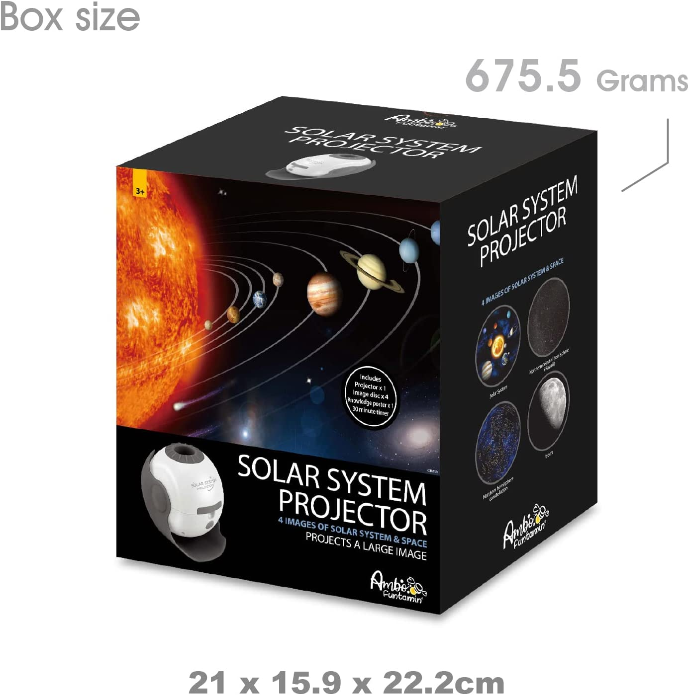 ASOLAP Solar System Projector over 20,000Pcs Stars Glow in the Dark Kids Wall Decors, Constellations, Starlight and Moonlight Projector Education Science Toys | STEM Toys image number 6