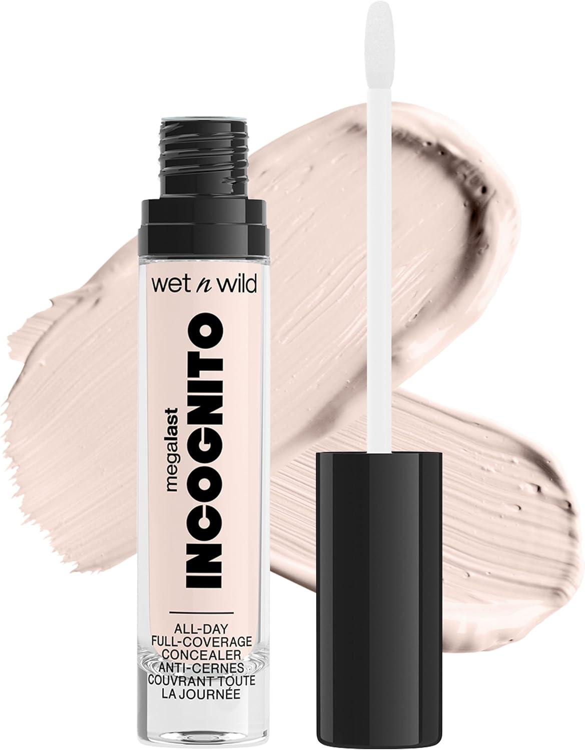(Medium Honey) - Wet N Wild Mega Last Incognito All-Day Full Coverage Concealer, Medium Honey, 5Ml