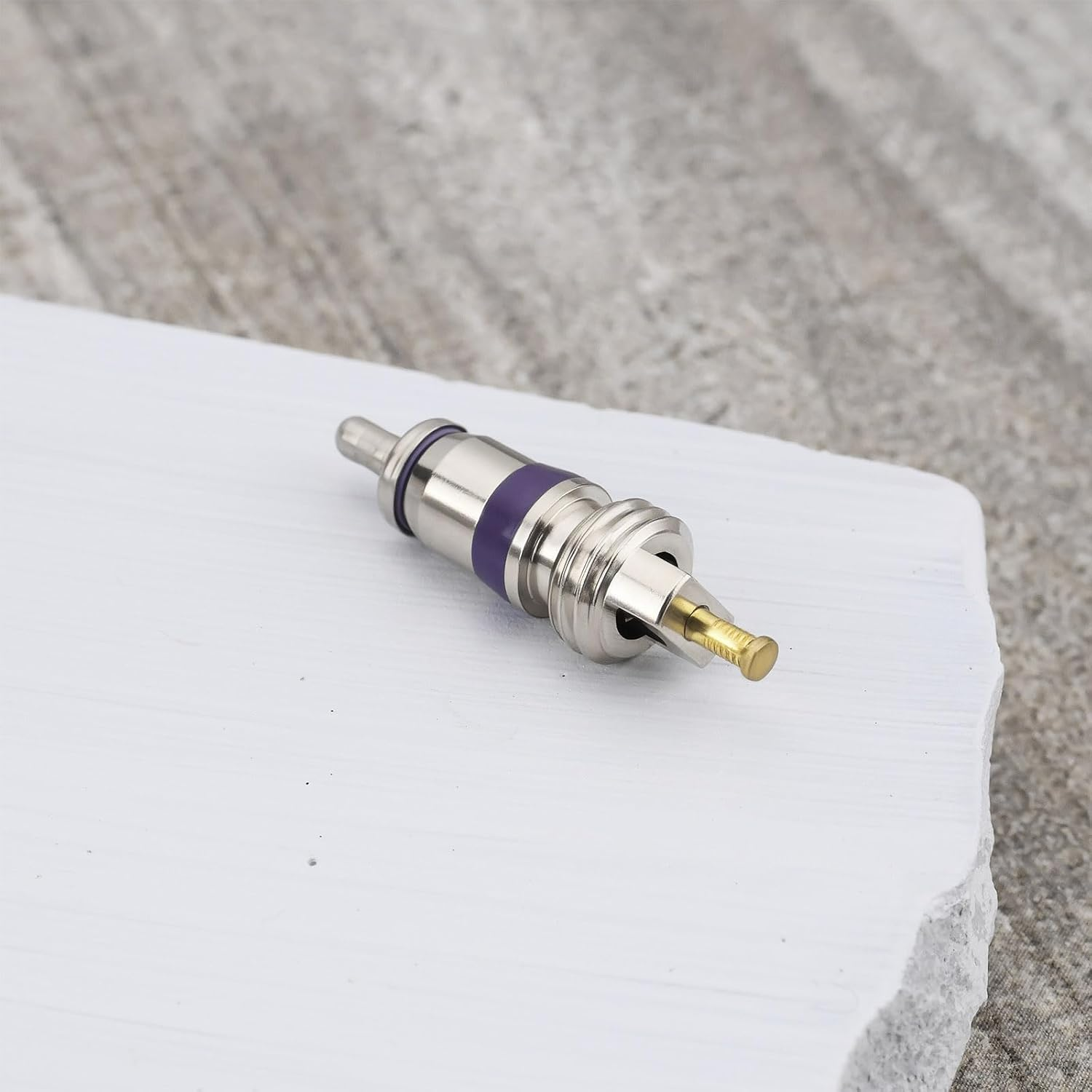 Emsea 4Pcs Car Air Conditioning Valve Core Refrigerant Refill Valve Core Insert 3C0 820 795 8E0 820 855 KTT500012 Compatible with BMW image number 6