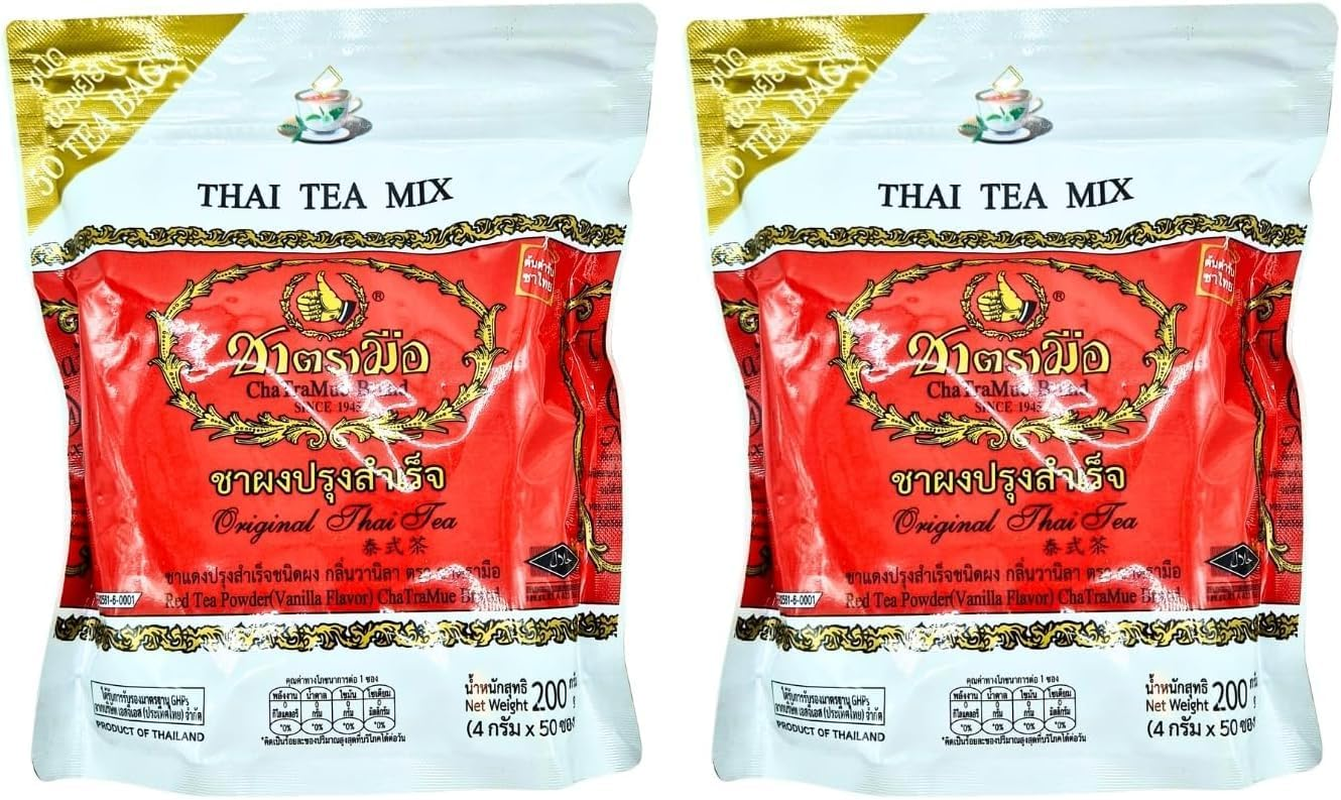 No 1 Thai Red Tea Mix Vanilla Flavor 4G*50 Teabags