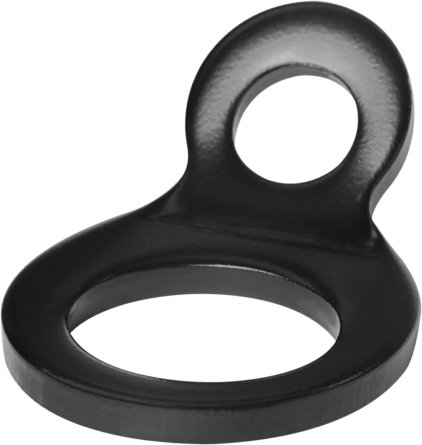 12 Pack Stainless Steel Tie down Strap Rings Dirt Bike Multi-Purpose Tie down Anchor Strapping Hooks for Motorcycle Dirtbike ATV Trailer Truck, Black image number 2