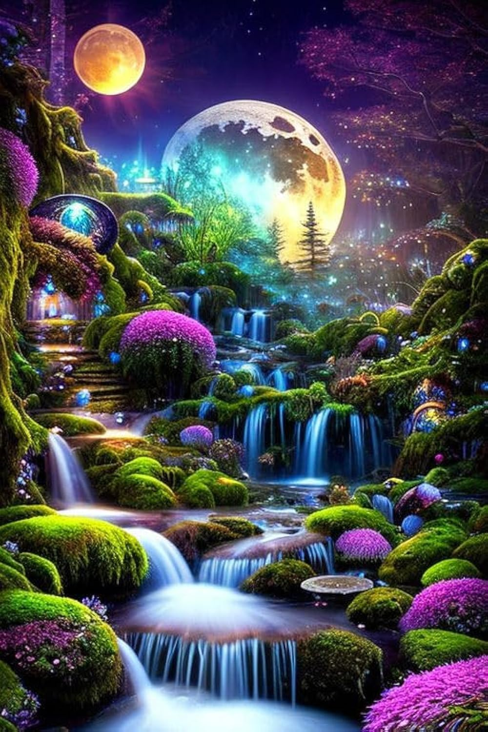 Paint by Numbers,Paint by Numbers for Adults and Beginner, DIY Acrylic Painting Kits on Canvas Paint by Number Landscape Oil Painting for Home Wall Decor16X20Inch