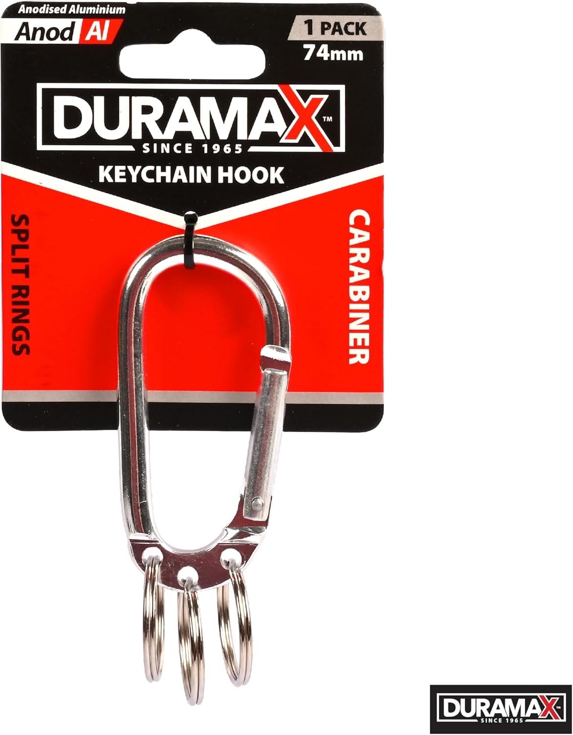 Duramax Keychain Carabiner Hook, 74 Mm X 6.4 Mm Size image number 3
