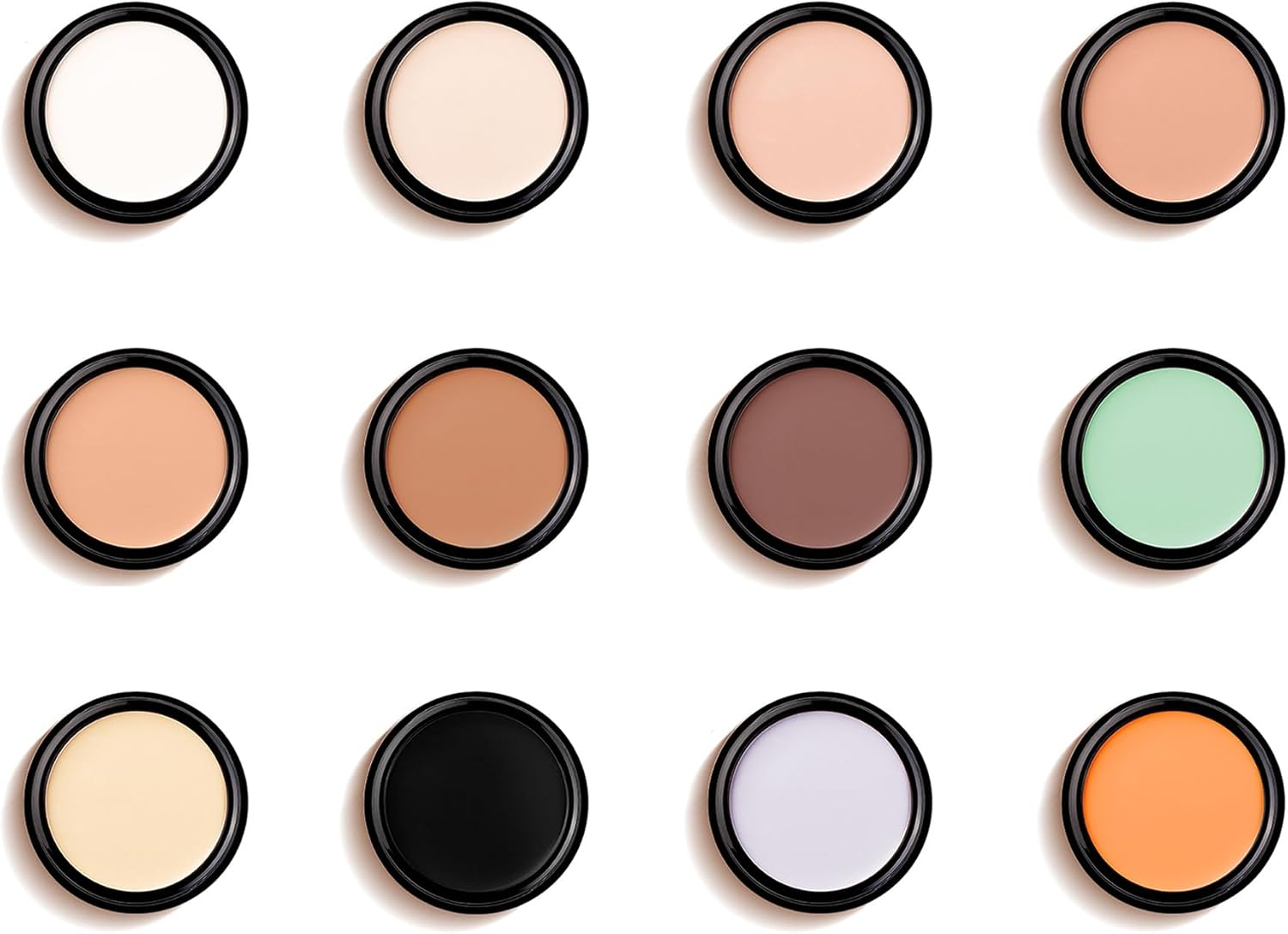 Mallofusa Single Colour Face Makeup Concealer Foundation Palette Moisturising 15Ml (Green) image number 1