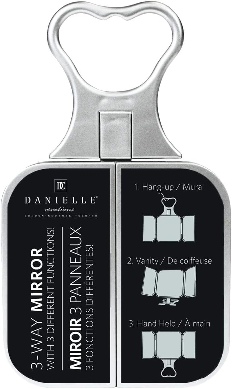 Danielle Enterprises Silver 3-Way Beauty Mirror image number 5