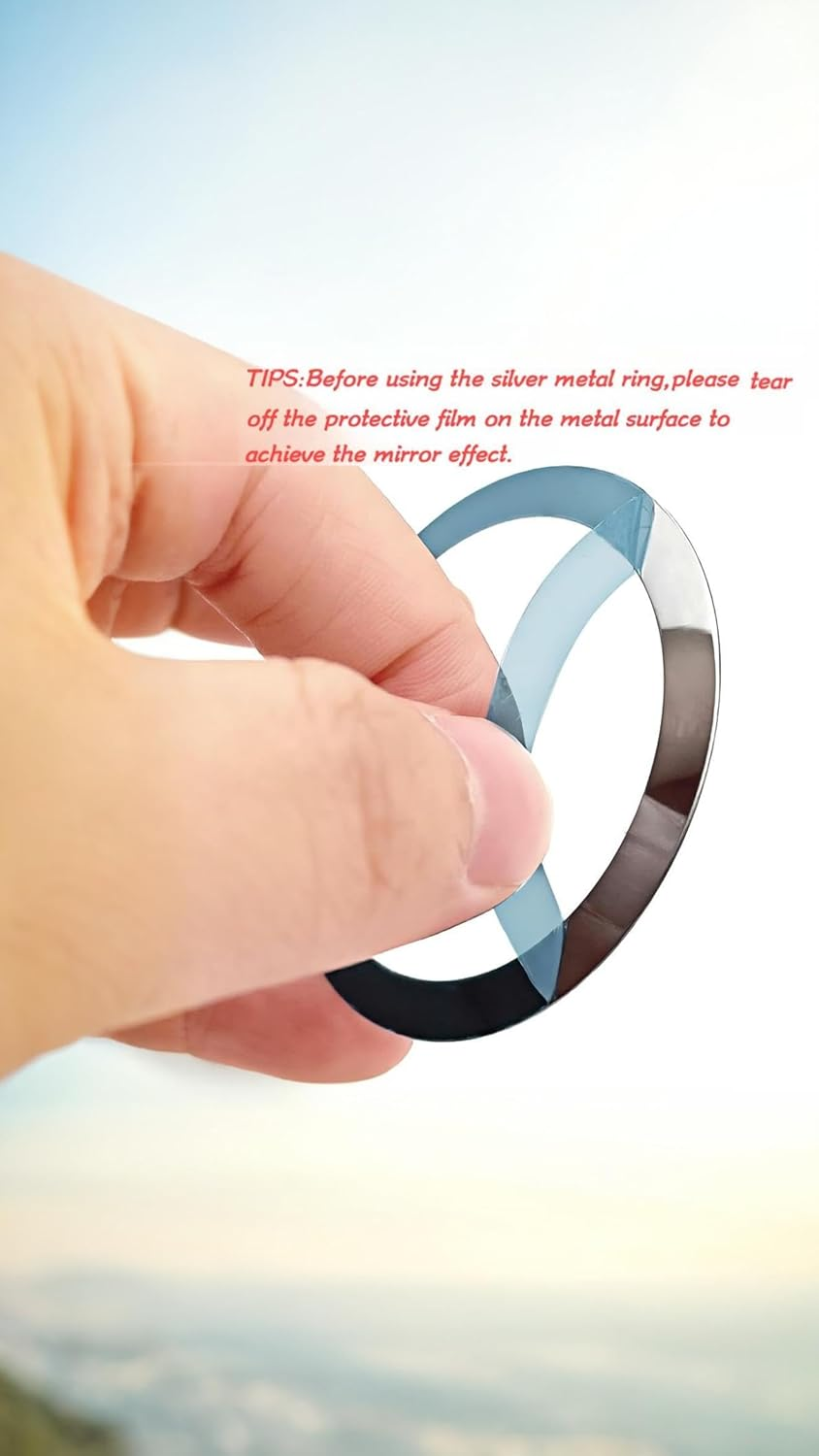 Honwor Universal Metal Rings for Wireless Charger - 16-Piece Magnetic Car Charger Kit - Secure, Fast Charging, Compatible with Iphone, Black image number 1