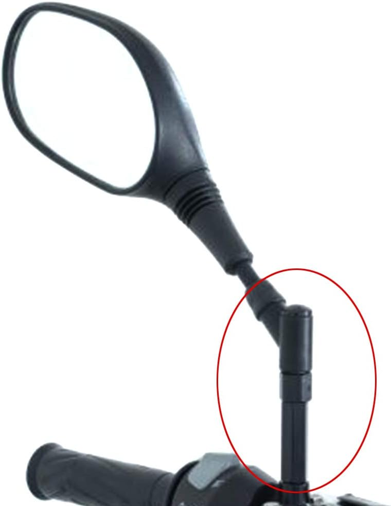 Xitomer Aftermarket Mirror Risers, 4 Pcs M10 X 1.25 Motorcycle Rear View Mirror Extenders 40Mm, Fit for MT-09, CB1000R/ Grom MSX125 and so On, Aluminum CNC image number 1