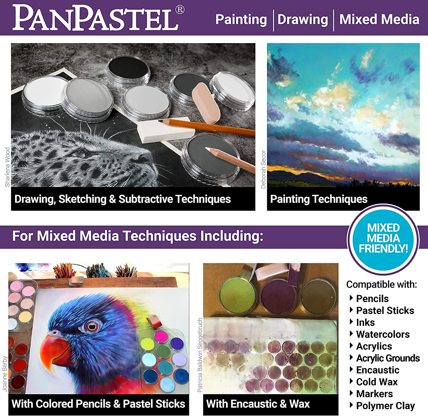 Panpastel Set 20 Colour Shades (PPSTL20-30206) - Multicolor image number 3