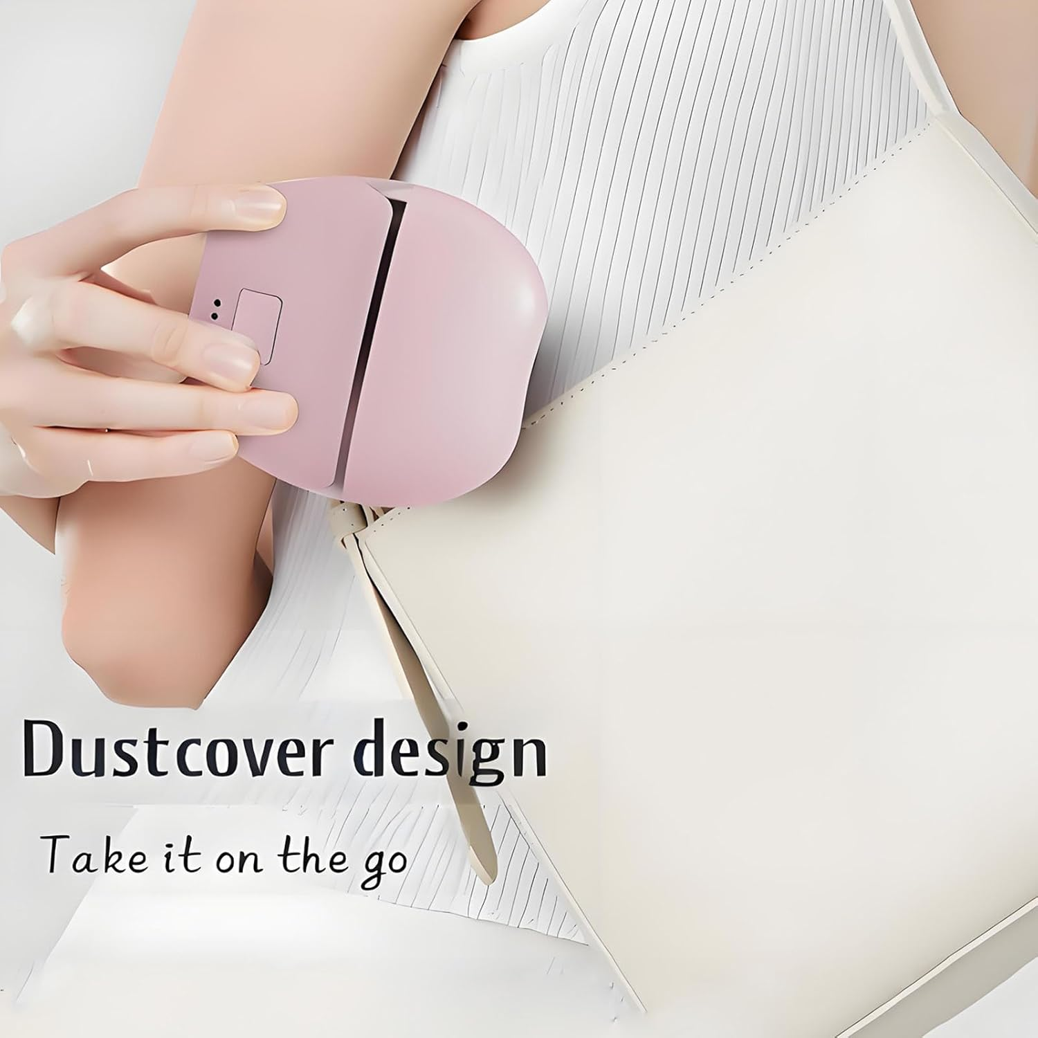 Cordless Hair Straightening Brush, Mini Travel Hair Straightener,Go Brush Pro,Fast Heating, 3 Temperature Settings, Rechargeable image number 5