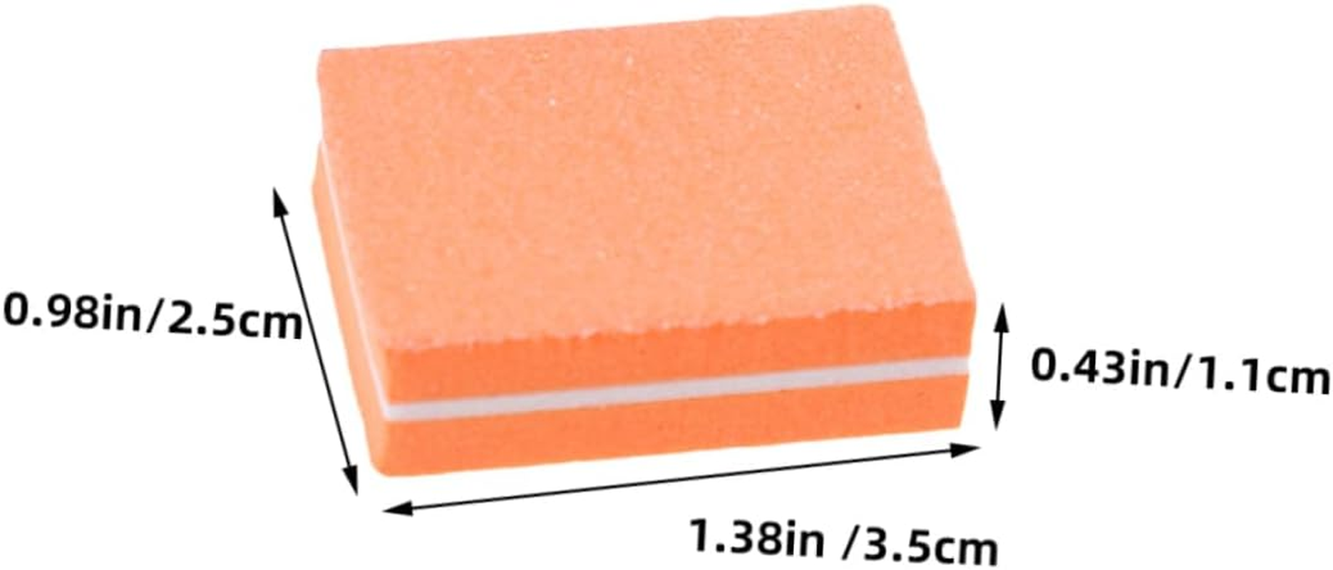 Healeved 100Pcs Nail Buffing Block Set Soft Sponge Nail Files Mini File Blocks for Women Manicure Tools Shiner Buffer Stylish image number 5