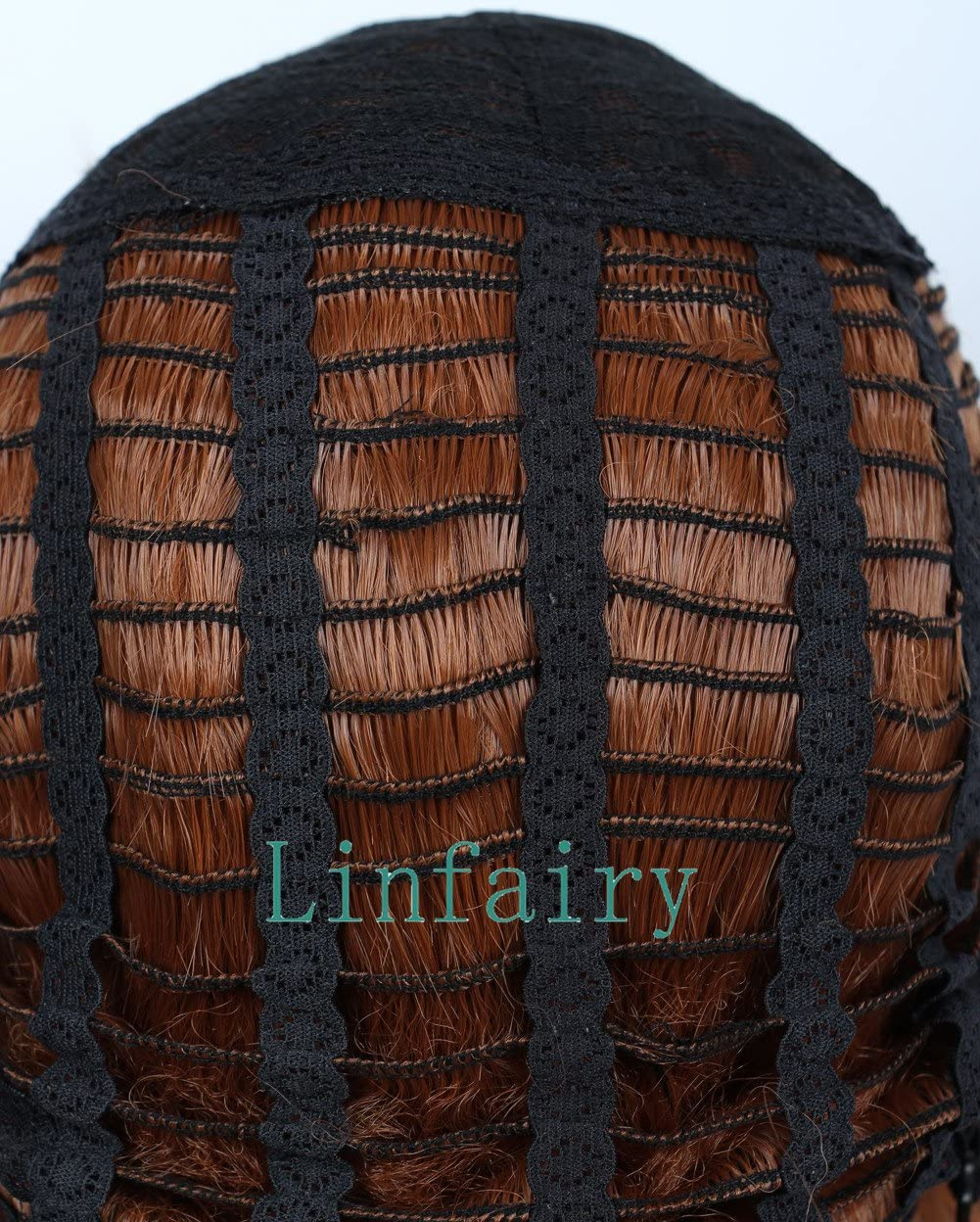 Linfairy Women'S Brown Cosplay Wig Halloween Costume Party Wig image number 1